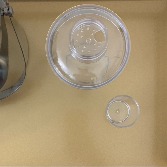 Clear Cocktail Mixer 3-Piece Shot Glass Bartender Drink Shaker - Picture 4 of 5